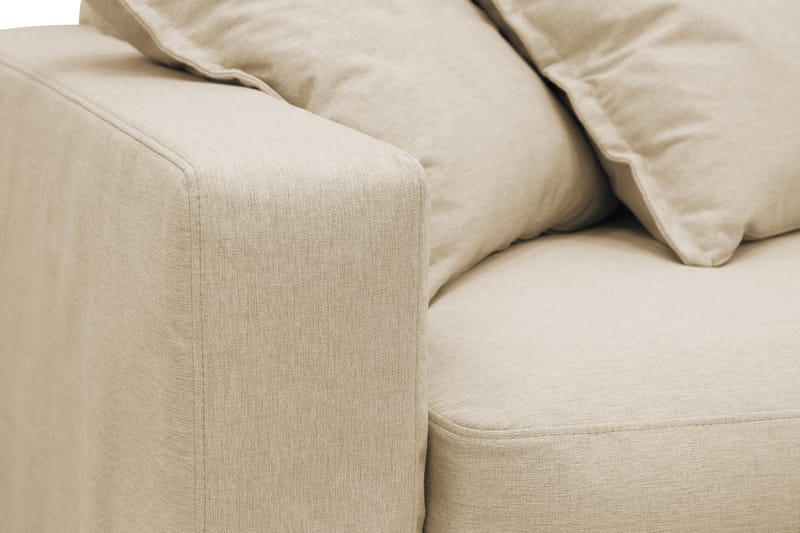 Valencia Extra Djup 4-sits Soffa med Schäslong Höger - Beige - Möbler - Vardagsrum - Soffor - Divansoffa & schäslong