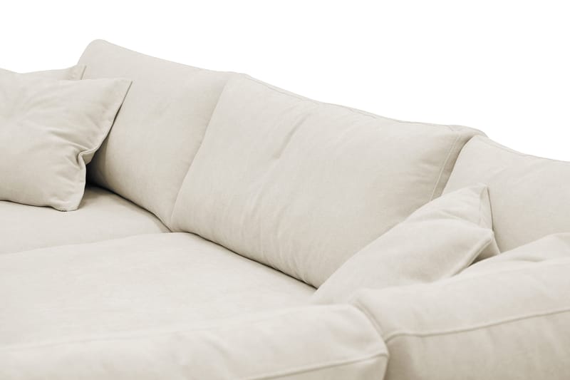 Valencia Extra Djup 4-sits Soffa med Schäslong Höger - Beige - Möbler - Vardagsrum - Soffor - Divansoffa & schäslong
