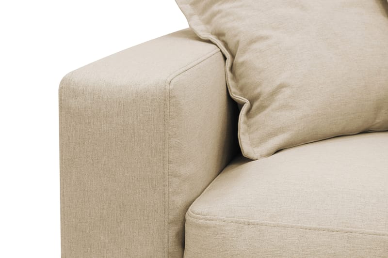Valencia Extra Djup 4-sits Soffa med Schäslong Höger - Beige - Möbler - Vardagsrum - Soffor - Divansoffa & schäslong