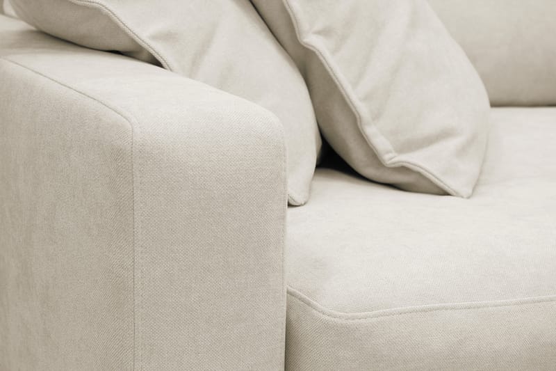 Valencia Extra Djup 4-sits Soffa med Schäslong Höger - Beige - Möbler - Vardagsrum - Soffor - Divansoffa & schäslong