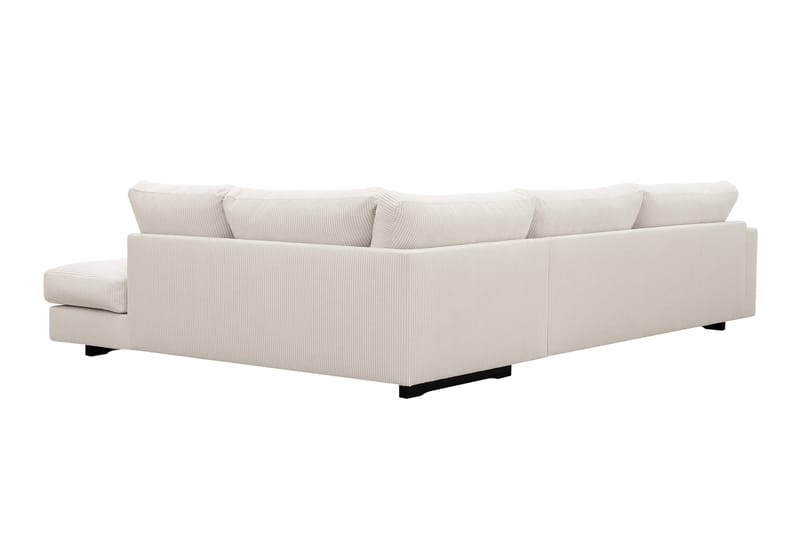 Valencia Extra Djup 4-sits Soffa med Schäslong Höger - Benvit - Möbler - Vardagsrum - Soffor - Divansoffa & schäslong