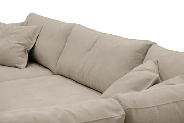 Valencia Extra Djup 4-sits Soffa med Schäslong Höger - Brun - Möbler - Vardagsrum - Soffor - Divansoffa & schäslong