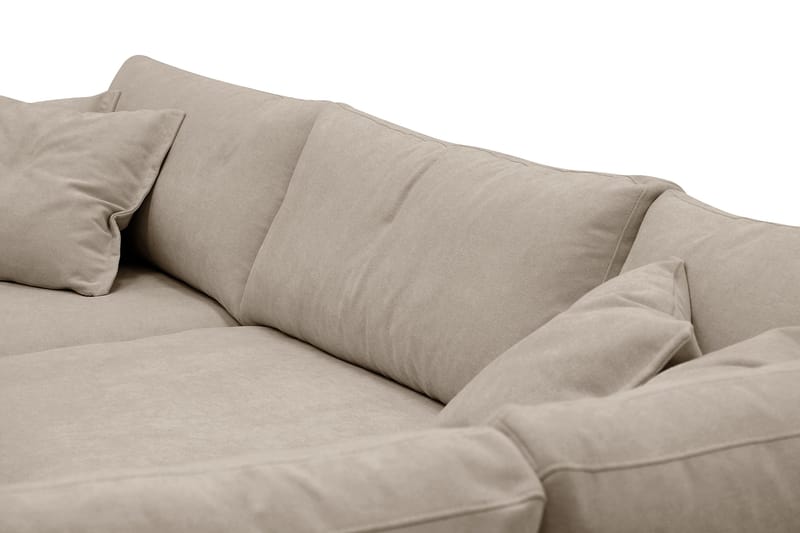 Valencia Extra Djup 4-sits Soffa med Schäslong Höger - Brun - Möbler - Vardagsrum - Soffor - Divansoffa & schäslong