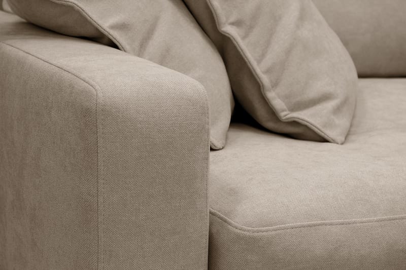 Valencia Extra Djup 4-sits Soffa med Schäslong Höger - Brun - Möbler - Vardagsrum - Soffor - Divansoffa & schäslong