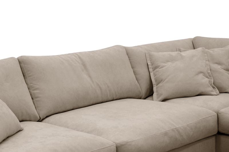 Valencia Extra Djup 4-sits Soffa med Schäslong Höger - Brun - Möbler - Vardagsrum - Soffor - Divansoffa & schäslong