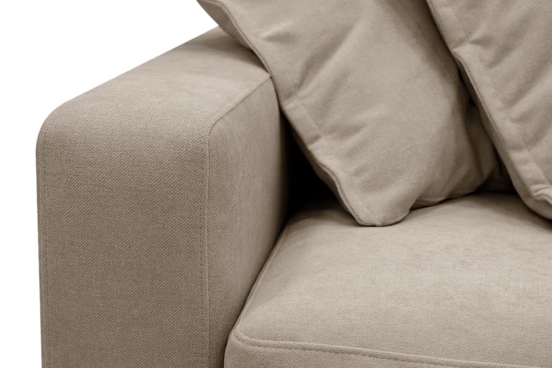 Valencia Extra Djup 4-sits Soffa med Schäslong Höger - Brun - Möbler - Vardagsrum - Soffor - Divansoffa & schäslong
