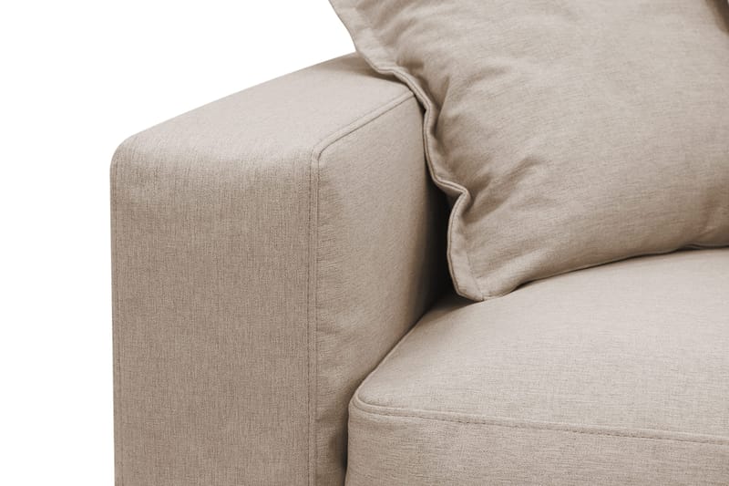 Valencia Extra Djup 4-sits Soffa med Schäslong Höger - Ljusbrun - Möbler - Vardagsrum - Soffor - Divansoffa & schäslong