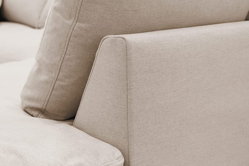 Valencia Extra Djup 4-sits Soffa med Schäslong Höger - Ljusbrun - Möbler - Vardagsrum - Soffor - Divansoffa & schäslong