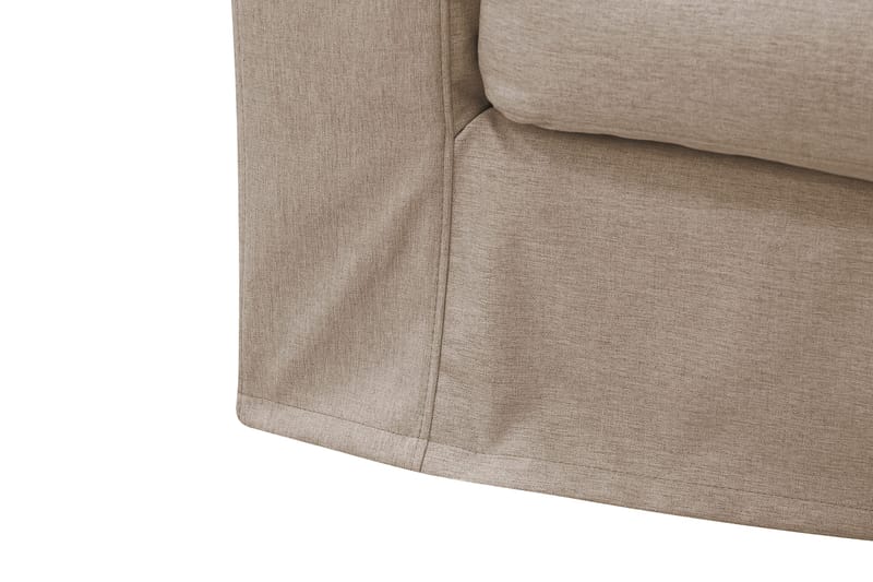 Valencia Extra Djup 4-sits Soffa med Schäslong Höger - Ljusbrun - Möbler - Vardagsrum - Soffor - Divansoffa & schäslong