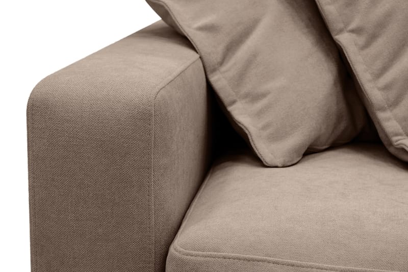 Valencia Extra Djup 4-sits Soffa med Schäslong Höger - Mörkbrun - Möbler - Vardagsrum - Soffor - Divansoffa & schäslong