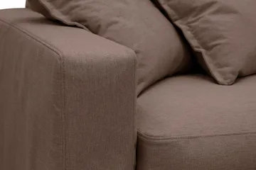 Valencia Extra Djup 4-sits Soffa med Schäslong Höger - Mörkbrun - Möbler - Vardagsrum - Soffor - Divansoffa & schäslong