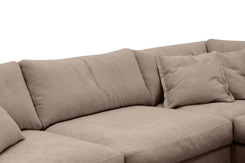 Valencia Extra Djup 4-sits Soffa med Schäslong Höger - Mörkbrun - Möbler - Vardagsrum - Soffor - Divansoffa & schäslong