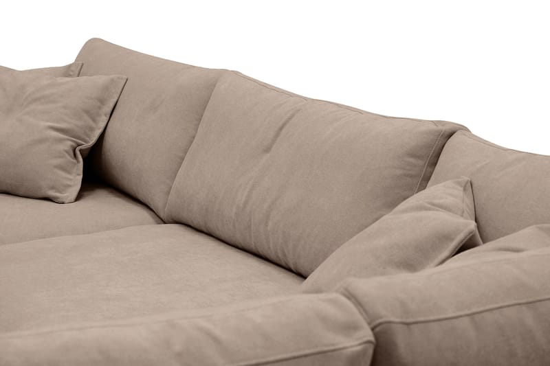 Valencia Extra Djup 4-sits Soffa med Schäslong Höger - Mörkbrun - Möbler - Vardagsrum - Soffor - Divansoffa & schäslong