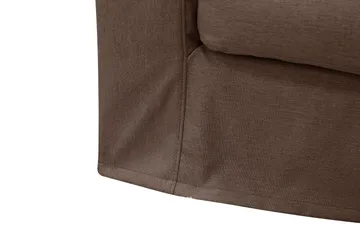 Valencia Extra Djup 4-sits Soffa med Schäslong Höger - Mörkbrun - Möbler - Vardagsrum - Soffor - Divansoffa & schäslong