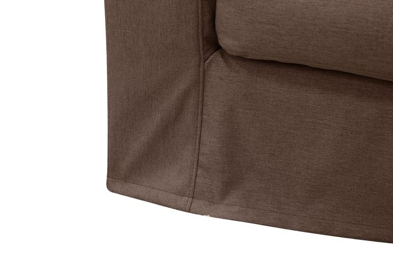 Valencia Extra Djup 4-sits Soffa med Schäslong Höger - Mörkbrun - Möbler - Vardagsrum - Soffor - Divansoffa & schäslong