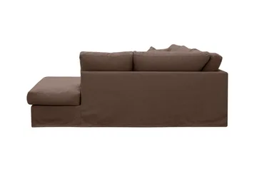 Valencia Extra Djup 4-sits Soffa med Schäslong Höger - Mörkbrun - Möbler - Vardagsrum - Soffor - Divansoffa & schäslong