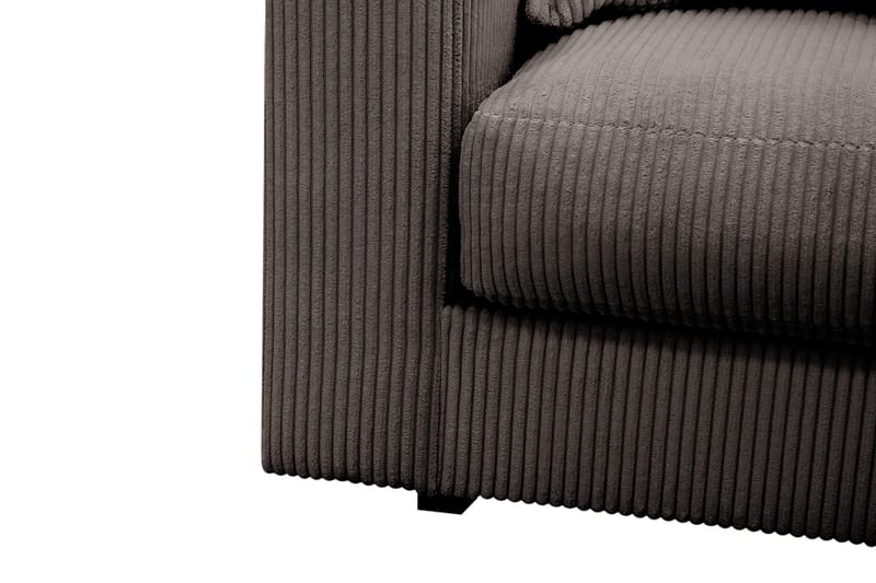 Valencia Extra Djup 4-sits Soffa med Schäslong Höger - Mörkgrå - Möbler - Vardagsrum - Soffor - Divansoffa & schäslong