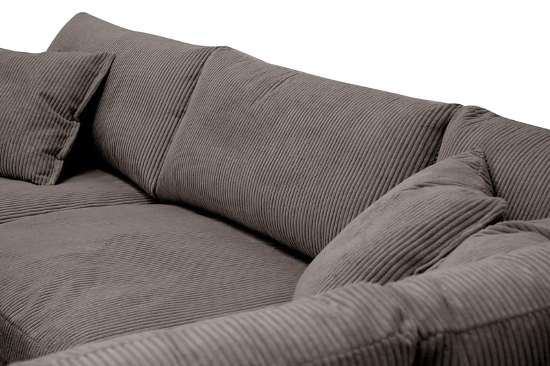 Valencia Extra Djup 4-sits Soffa med Schäslong Höger - Mörkgrå - Möbler - Vardagsrum - Soffor - Divansoffa & schäslong