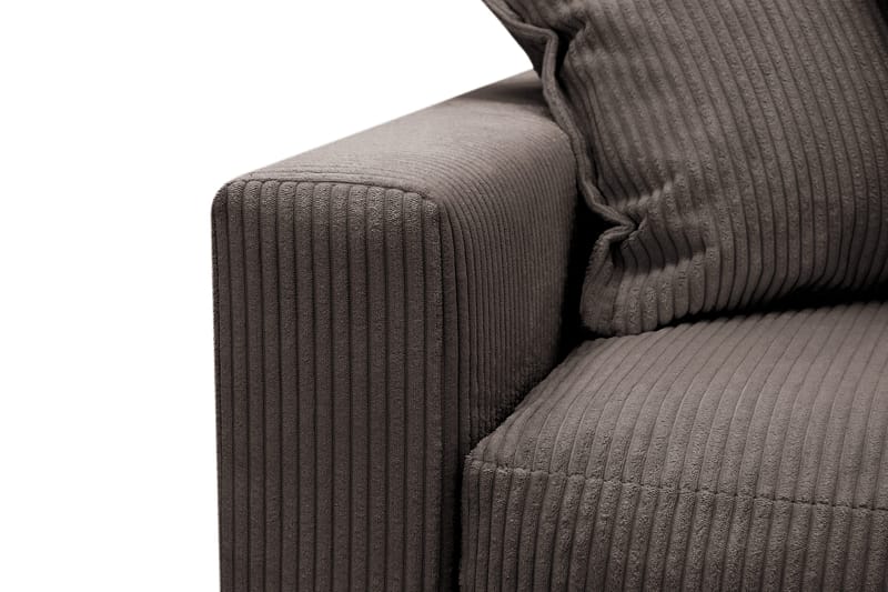 Valencia Extra Djup 4-sits Soffa med Schäslong Höger - Mörkgrå - Möbler - Vardagsrum - Soffor - Divansoffa & schäslong