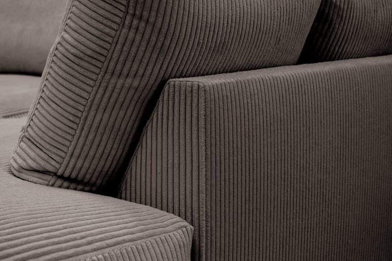 Valencia Extra Djup 4-sits Soffa med Schäslong Höger - Mörkgrå - Möbler - Vardagsrum - Soffor - Divansoffa & schäslong