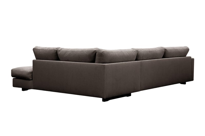 Valencia Extra Djup 4-sits Soffa med Schäslong Höger - Mörkgrå - Möbler - Vardagsrum - Soffor - Divansoffa & schäslong