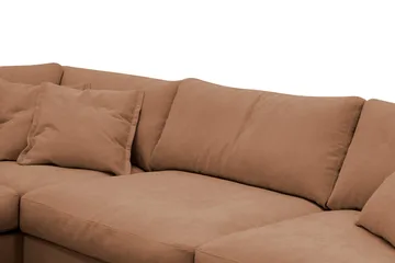 Valencia Extra Djup 4-sits Soffa med Schäslong Höger - Rostbrun - Möbler - Vardagsrum - Soffor - Divansoffa & schäslong