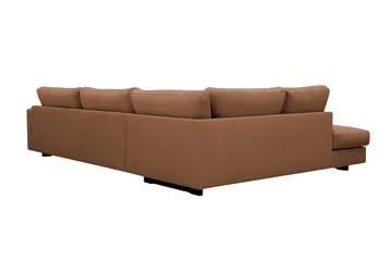 Valencia Extra Djup 4-sits Soffa med Schäslong Höger - Rostbrun - Möbler - Vardagsrum - Soffor - Divansoffa & schäslong