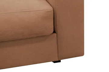 Valencia Extra Djup 4-sits Soffa med Schäslong Höger - Rostbrun - Möbler - Vardagsrum - Soffor - Divansoffa & schäslong
