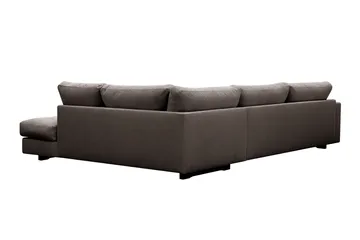Valencia Extra Djup 4-sits Soffa med Schäslong Höger - Taupe - Möbler - Vardagsrum - Soffor - Divansoffa & schäslong