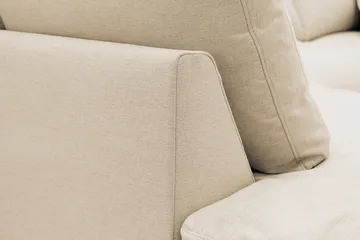 Valencia Extra Djup 4-sits Soffa med Schäslong Vänster - Beige - Möbler - Vardagsrum - Soffor - Divansoffa & schäslong