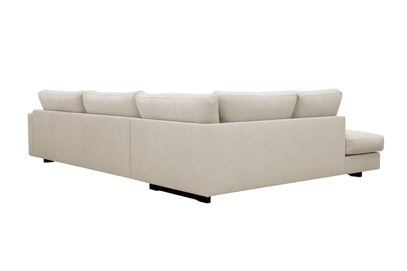 Valencia Extra Djup 4-sits Soffa med Schäslong Vänster - Beige - Möbler - Vardagsrum - Soffor - Divansoffa & schäslong