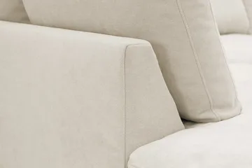 Valencia Extra Djup 4-sits Soffa med Schäslong Vänster - Beige - Möbler - Vardagsrum - Soffor - Divansoffa & schäslong