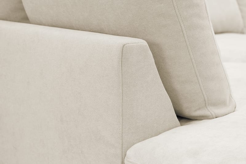 Valencia Extra Djup 4-sits Soffa med Schäslong Vänster - Beige - Möbler - Vardagsrum - Soffor - Divansoffa & schäslong