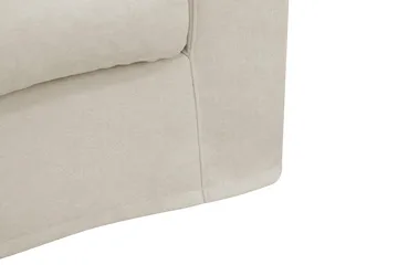 Valencia Extra Djup 4-sits Soffa med Schäslong Vänster - Beige - Möbler - Vardagsrum - Soffor - Divansoffa & schäslong