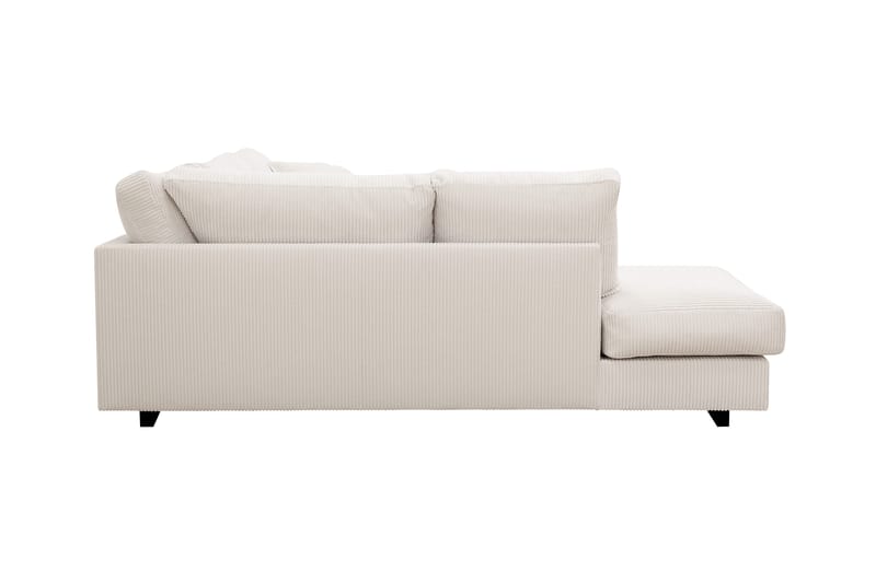 Valencia Extra Djup 4-sits Soffa med Schäslong Vänster - Benvit - Möbler - Vardagsrum - Soffor - Divansoffa & schäslong