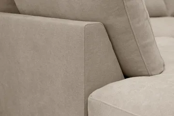 Valencia Extra Djup 4-sits Soffa med Schäslong Vänster - Brun - Möbler - Vardagsrum - Soffor - Divansoffa & schäslong