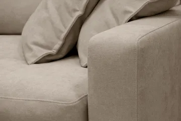 Valencia Extra Djup 4-sits Soffa med Schäslong Vänster - Brun - Möbler - Vardagsrum - Soffor - Divansoffa & schäslong