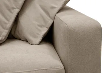 Valencia Extra Djup 4-sits Soffa med Schäslong Vänster - Brun - Möbler - Vardagsrum - Soffor - Divansoffa & schäslong