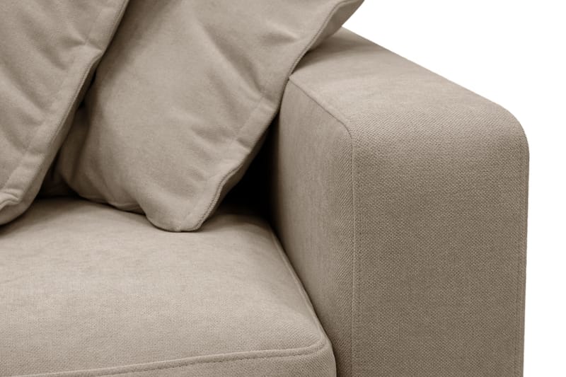 Valencia Extra Djup 4-sits Soffa med Schäslong Vänster - Brun - Möbler - Vardagsrum - Soffor - Divansoffa & schäslong