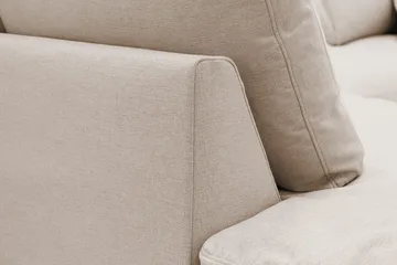 Valencia Extra Djup 4-sits Soffa med Schäslong Vänster - Ljusbrun - Möbler - Vardagsrum - Soffor - Divansoffa & schäslong