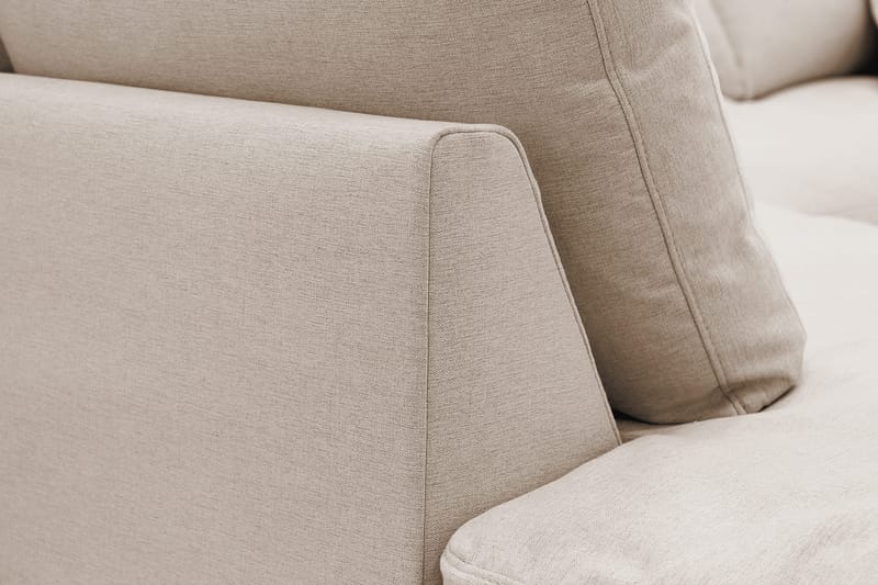 Valencia Extra Djup 4-sits Soffa med Schäslong Vänster - Ljusbrun - Möbler - Vardagsrum - Soffor - Divansoffa & schäslong
