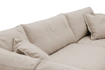Valencia Extra Djup 4-sits Soffa med Schäslong Vänster - Ljusbrun - Möbler - Vardagsrum - Soffor - Divansoffa & schäslong
