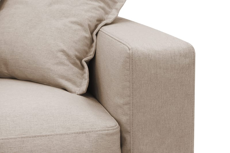 Valencia Extra Djup 4-sits Soffa med Schäslong Vänster - Ljusbrun - Möbler - Vardagsrum - Soffor - Divansoffa & schäslong