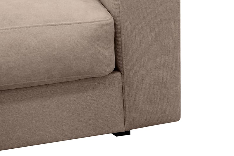 Valencia Extra Djup 4-sits Soffa med Schäslong Vänster - Mörkbrun - Möbler - Vardagsrum - Soffor - Divansoffa & schäslong