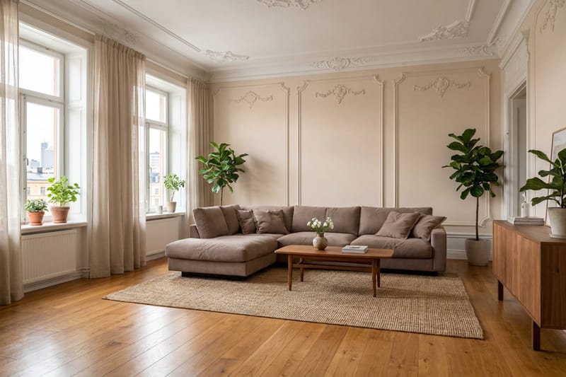 Valencia Extra Djup 4-sits Soffa med Schäslong Vänster - Mörkbrun - Möbler - Vardagsrum - Soffor - Divansoffa & schäslong
