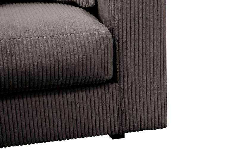 Valencia Extra Djup 4-sits Soffa med Schäslong Vänster - Mörkgrå - Möbler - Vardagsrum - Soffor - Divansoffa & schäslong