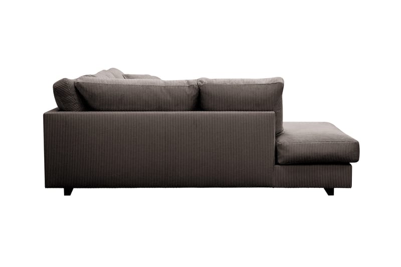 Valencia Extra Djup 4-sits Soffa med Schäslong Vänster - Mörkgrå - Möbler - Vardagsrum - Soffor - Divansoffa & schäslong