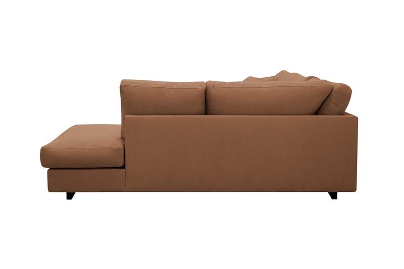 Valencia Extra Djup 4-sits Soffa med Schäslong Vänster - Rostbrun - Möbler - Vardagsrum - Soffor - Divansoffa & schäslong
