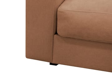 Valencia Extra Djup 4-sits Soffa med Schäslong Vänster - Rostbrun - Möbler - Vardagsrum - Soffor - Divansoffa & schäslong