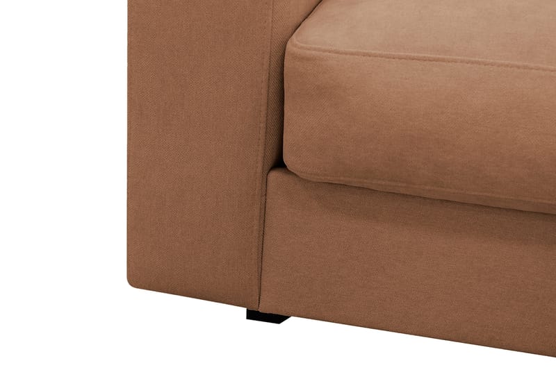 Valencia Extra Djup 4-sits Soffa med Schäslong Vänster - Rostbrun - Möbler - Vardagsrum - Soffor - Divansoffa & schäslong